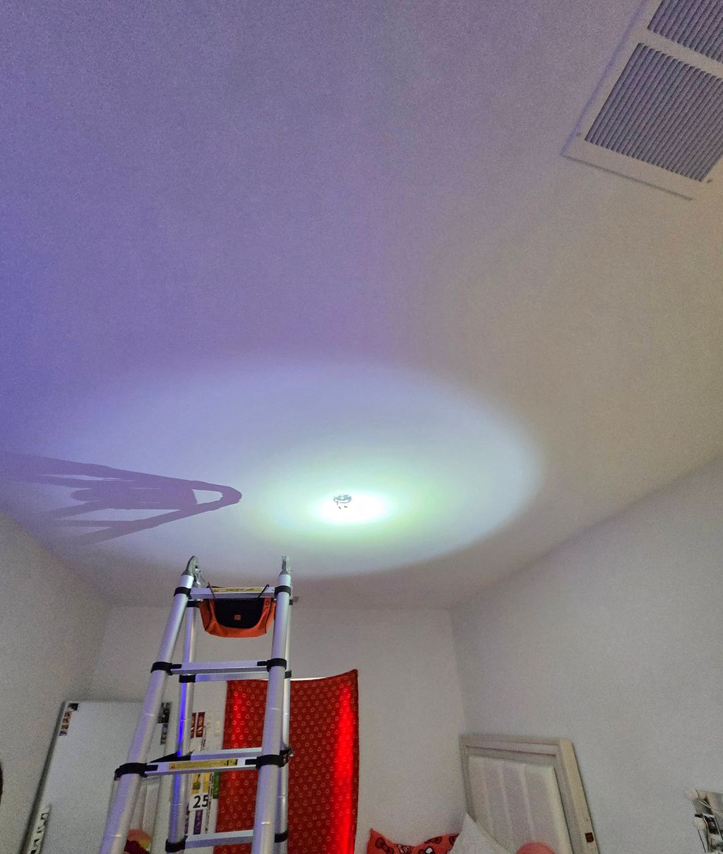 installing a ceiling fan 