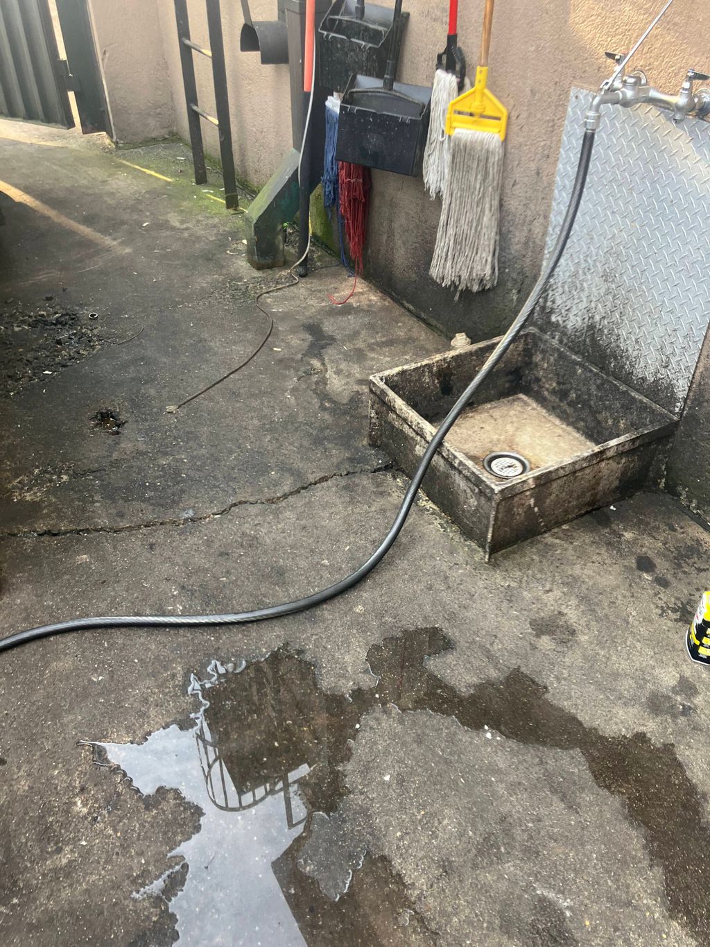 Before Pressure washing 