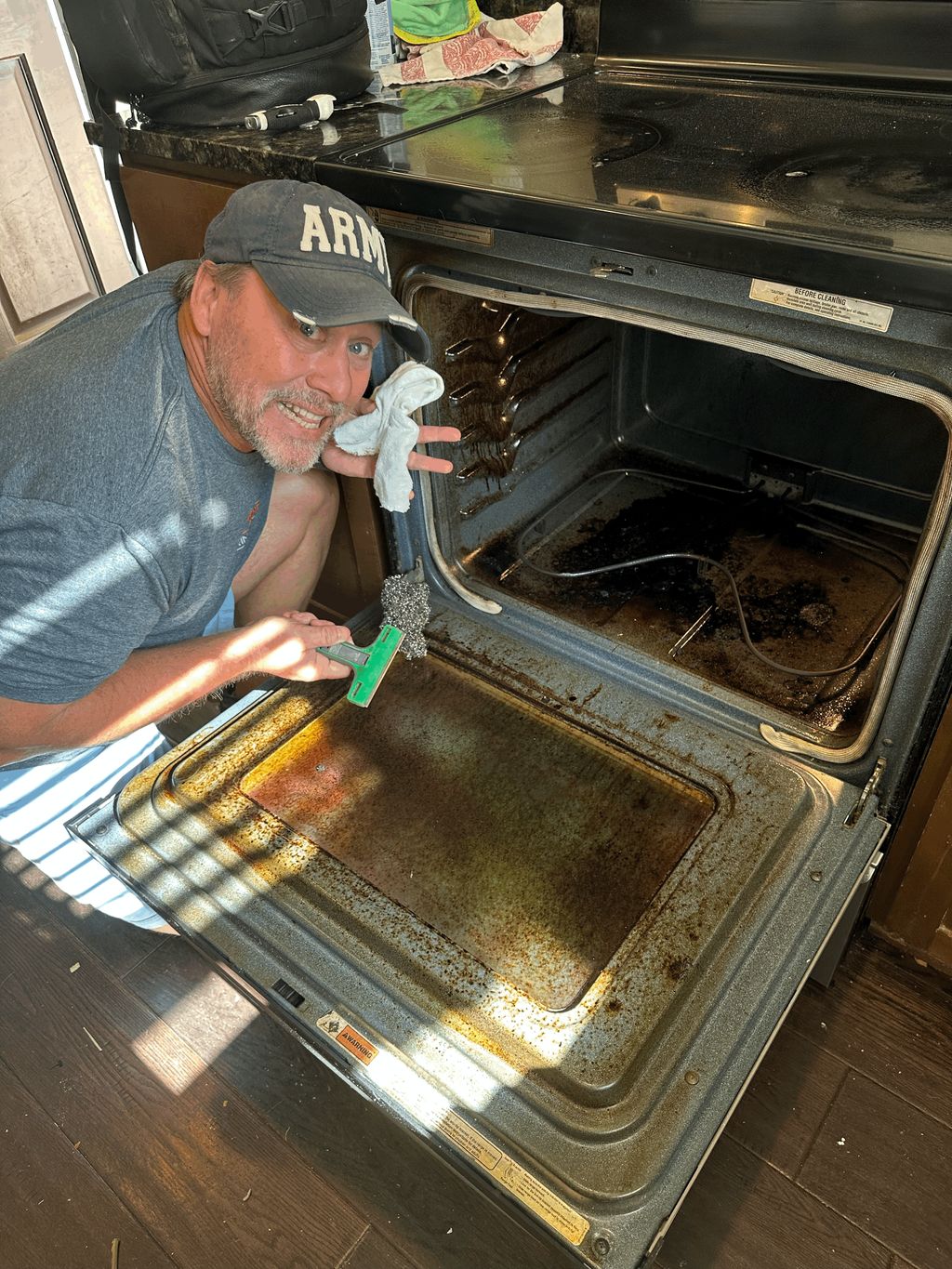 Stove Before Cleaned