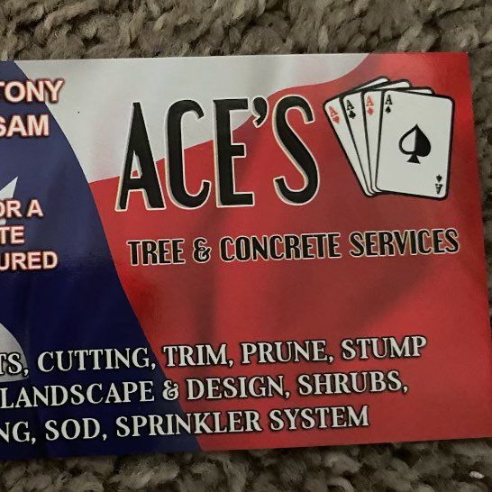 Ace’s tree and concrete services
