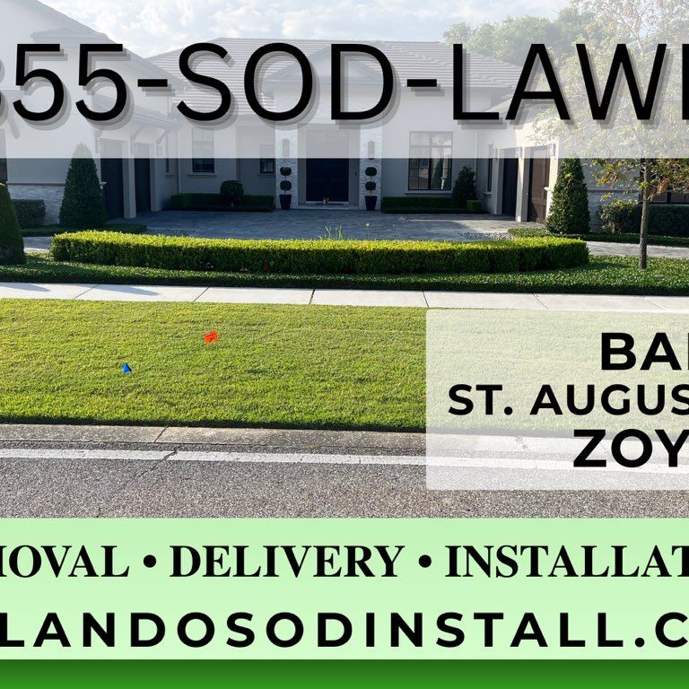 Orlando Sod Install (Grass Lawn Replacement)