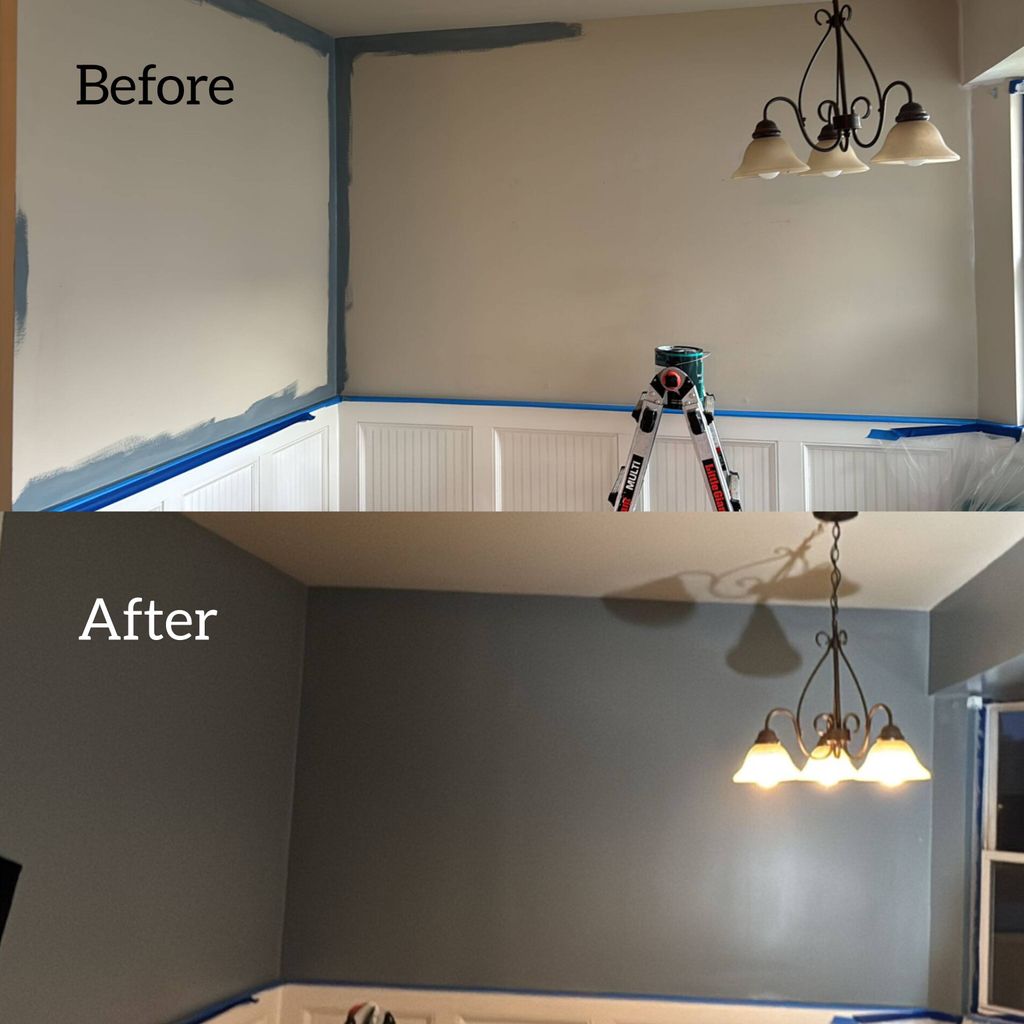 wall coverage and color change