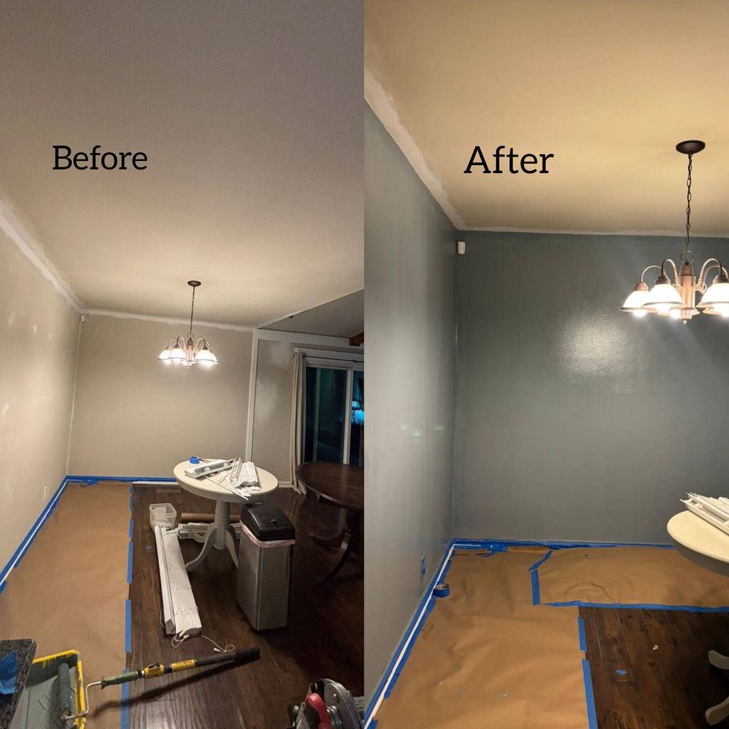 wall coverage and color change