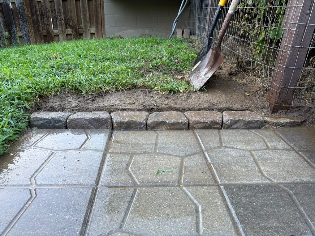 Added a short wall to stop erosion. Removed some s