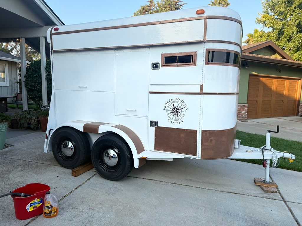 The Cantina Trailer - All Cleaned Up and Ready To 