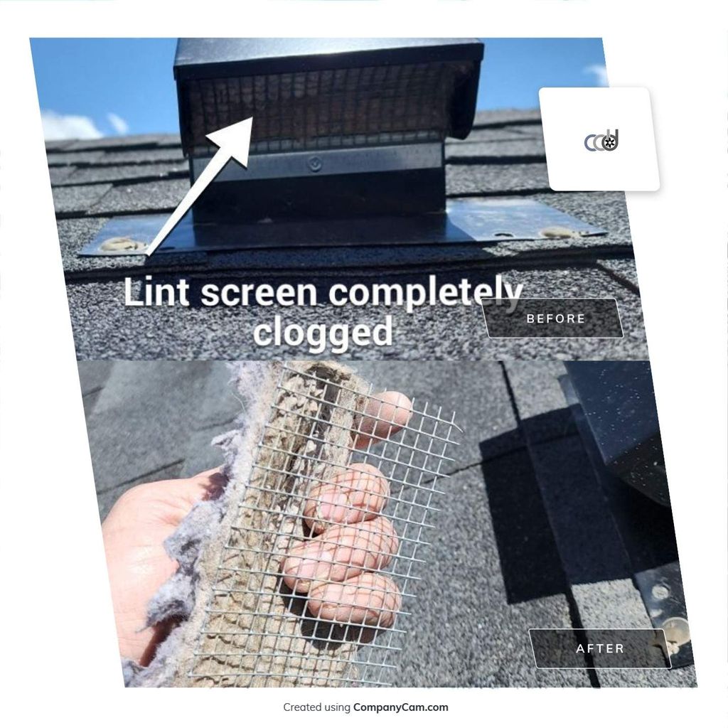 Dryer Vents Cleaning this is from one of our techs