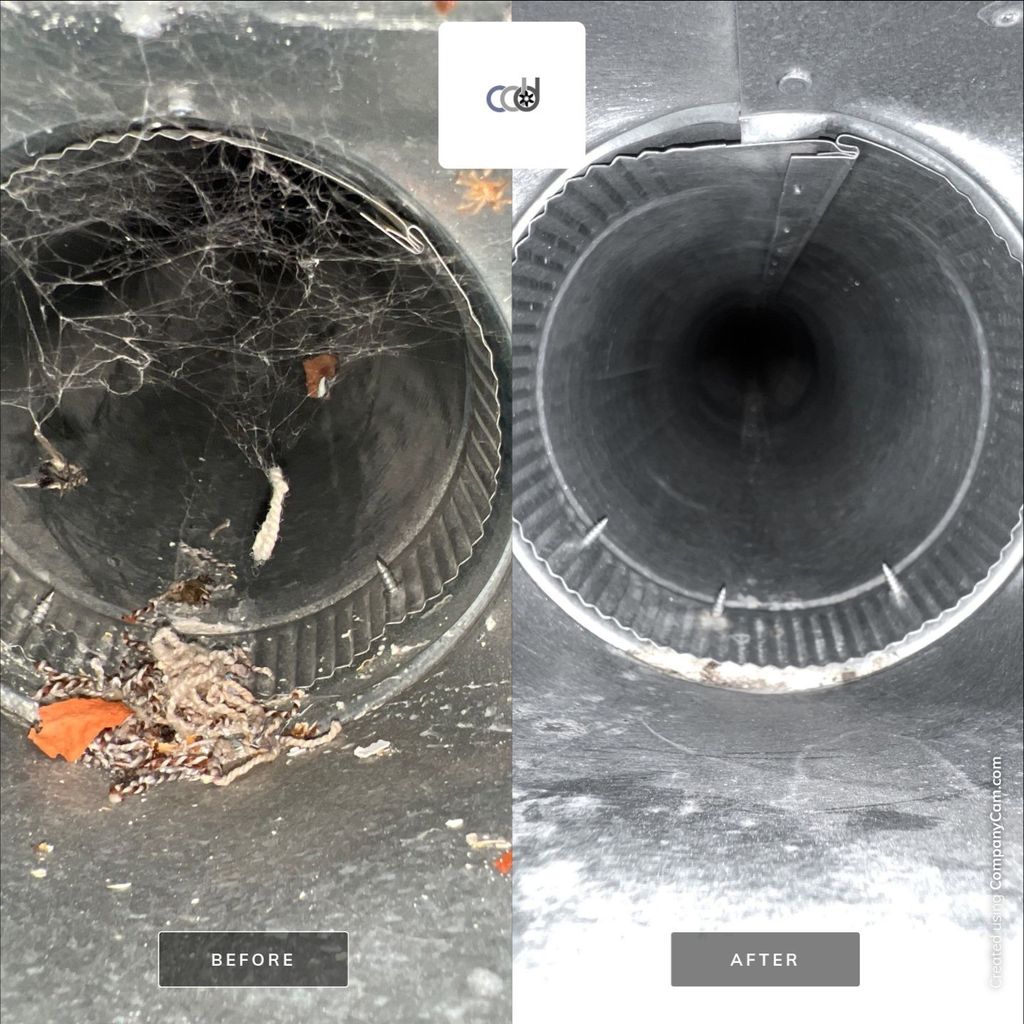 Air Supply Duct - Before & After 