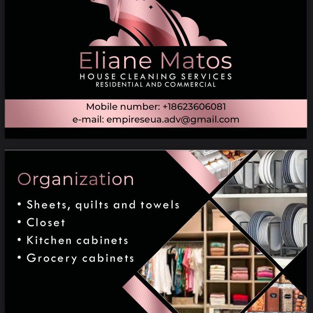 House cleaning organization resident and commerc