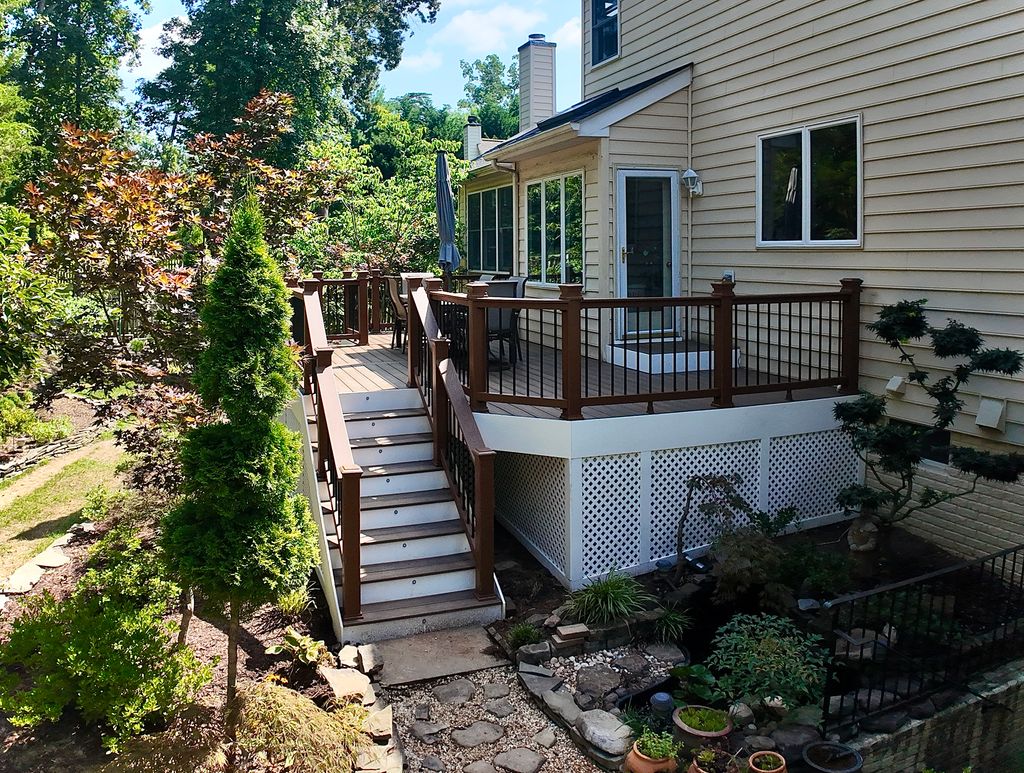 Resurfaced Deck in Chantilly, VA