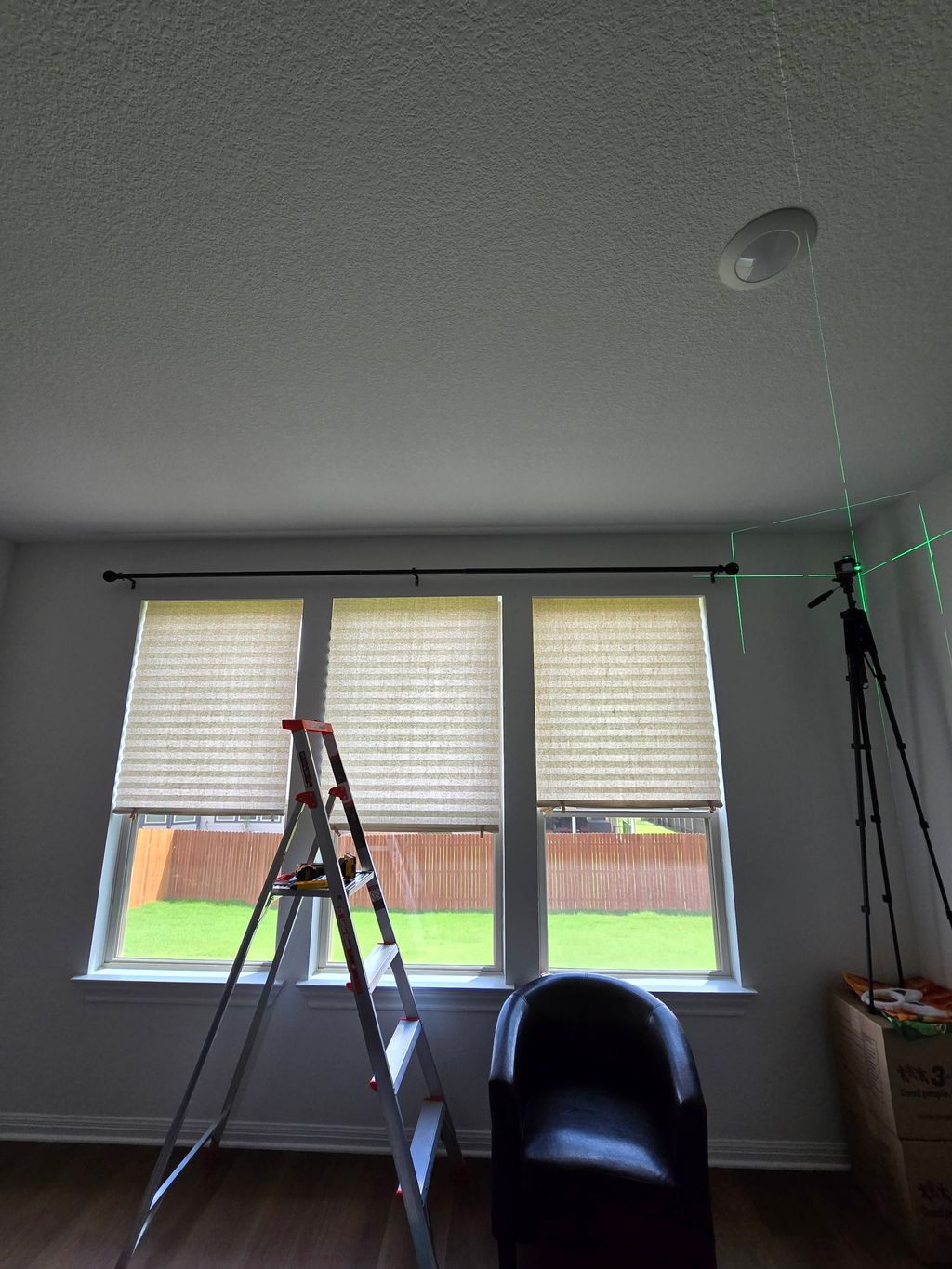 Install curtain rods