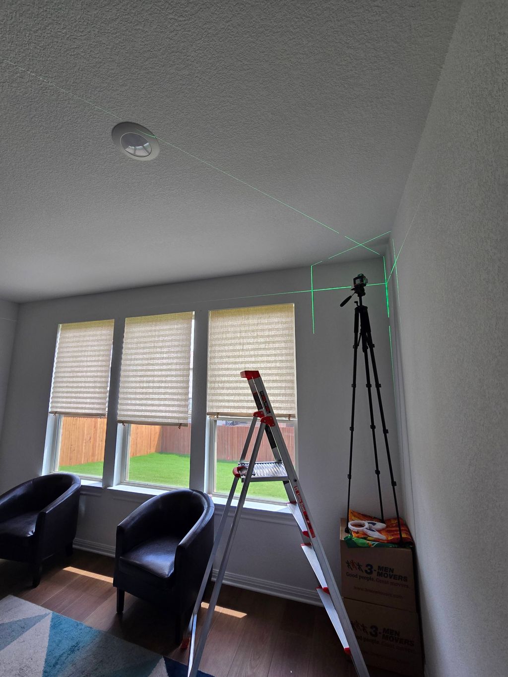 Install curtain rods