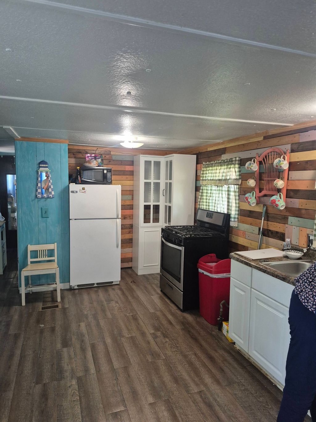 Corner cabinet i assembled and installed for a cus