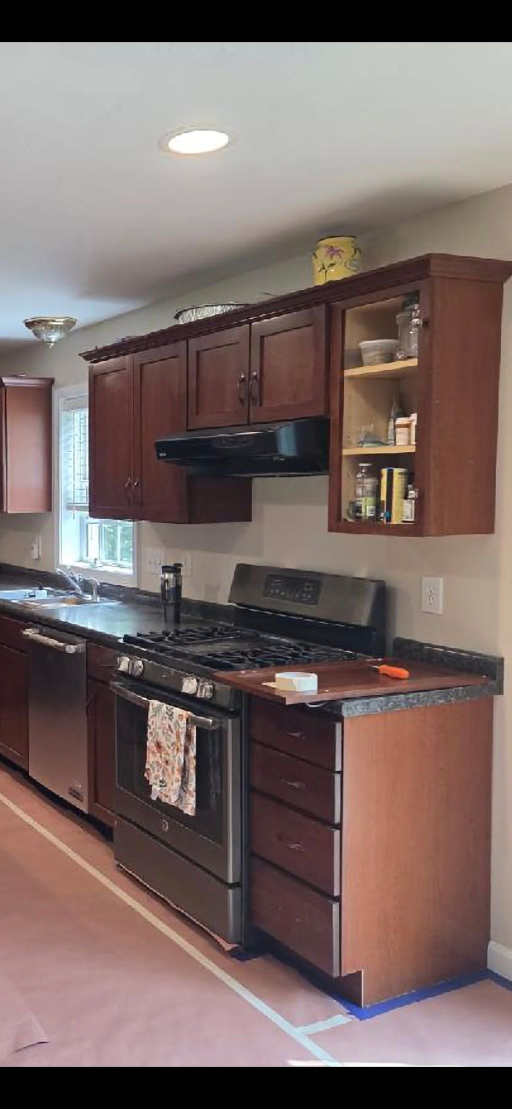 Old Kitchen cabinets before..