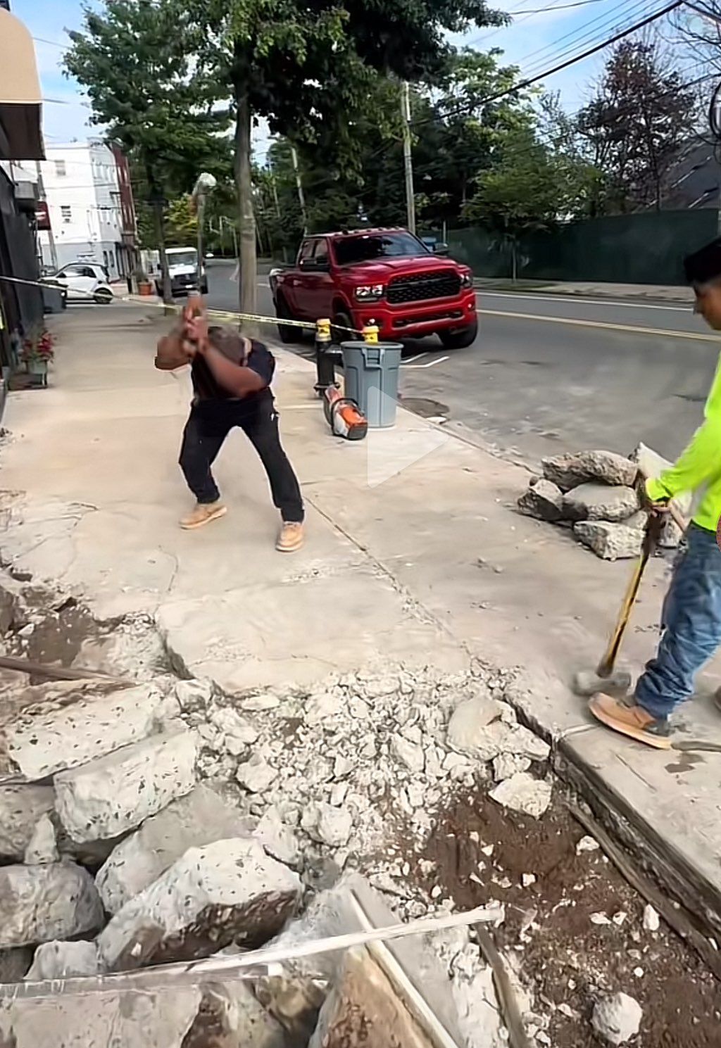 Cement Driveway demolition 