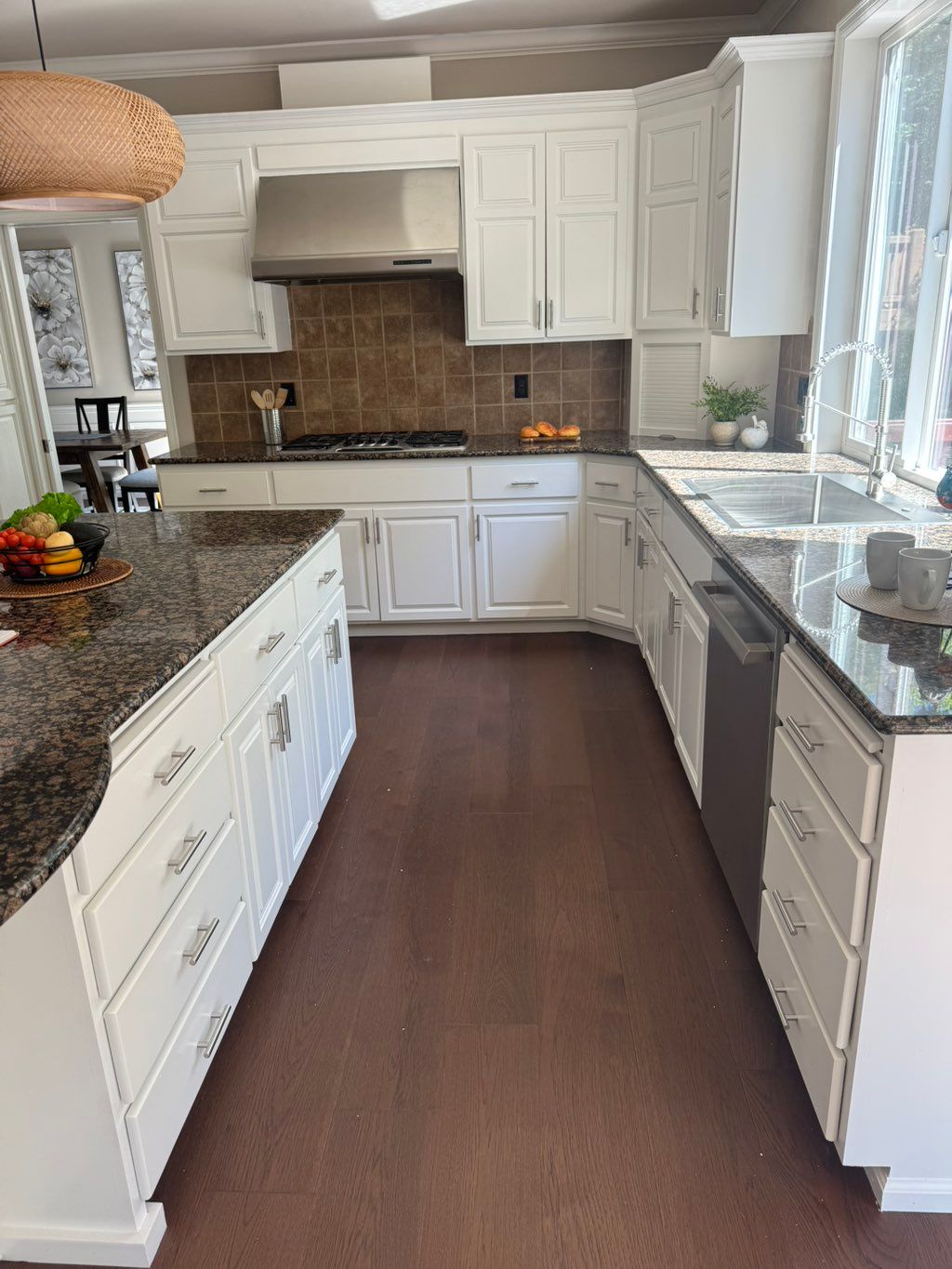 New cabinet handles too