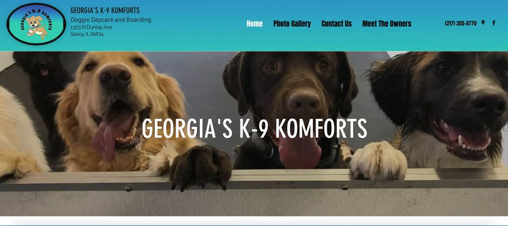 Georgia's K-9 Komforts New Website