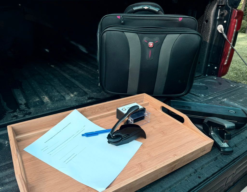 Quick signing table for simple documents could be 