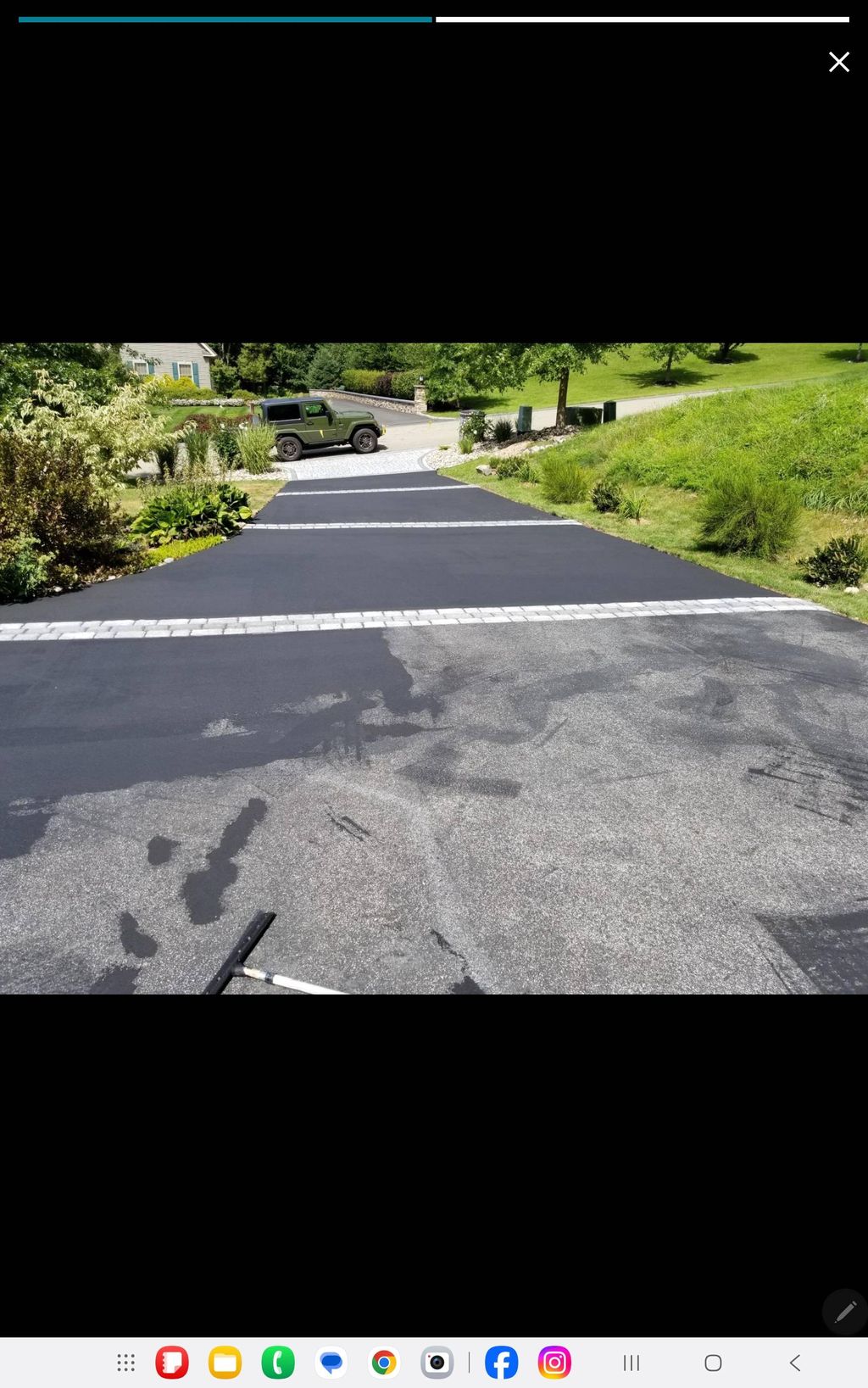 seal coating driveway 