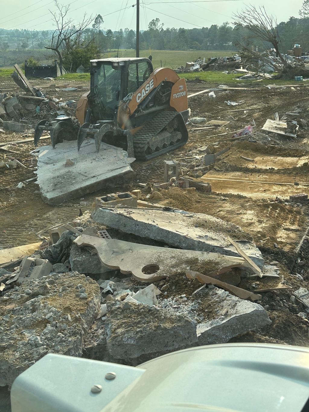 Concrete and debris removal