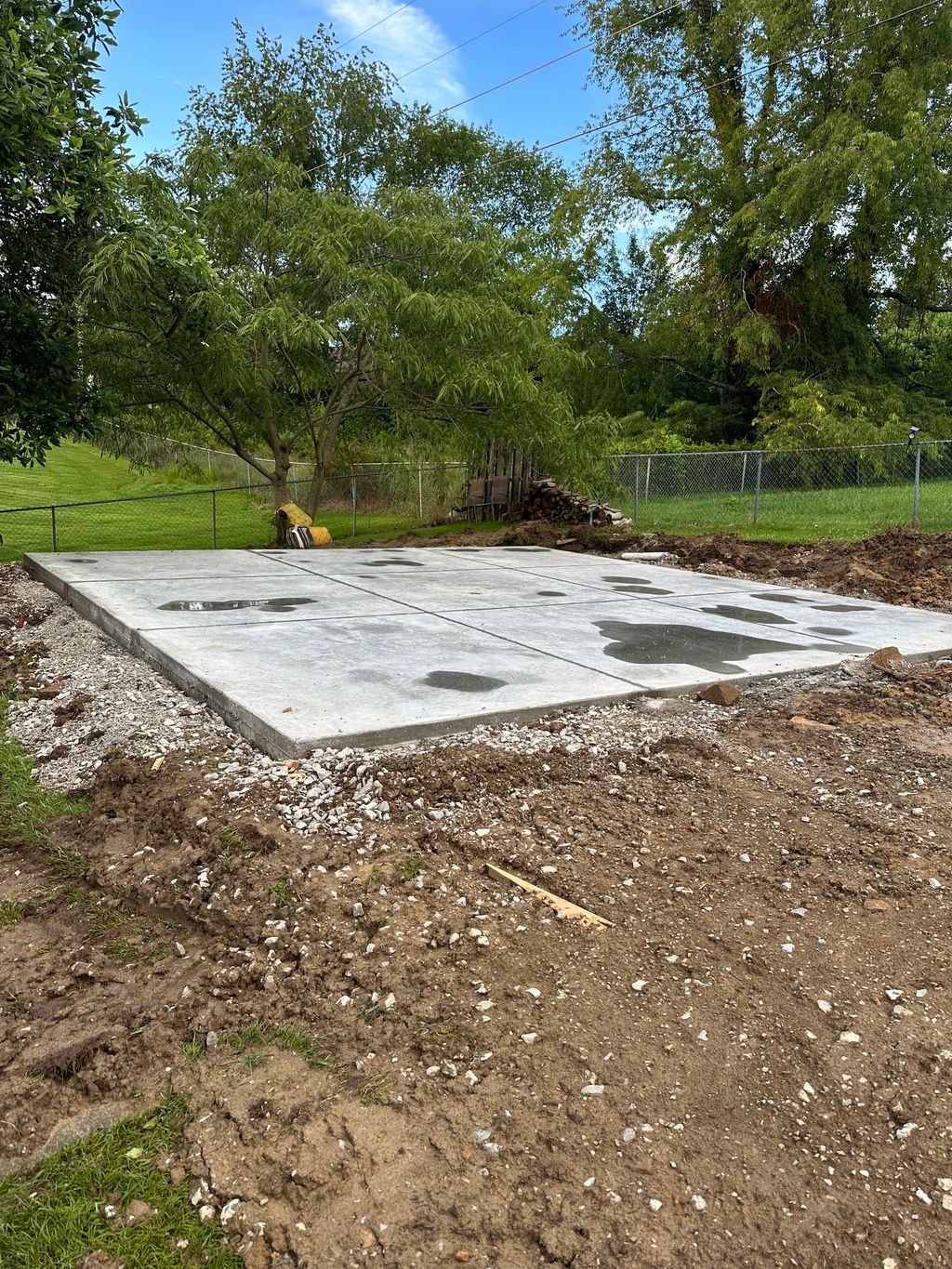 Concrete slab install