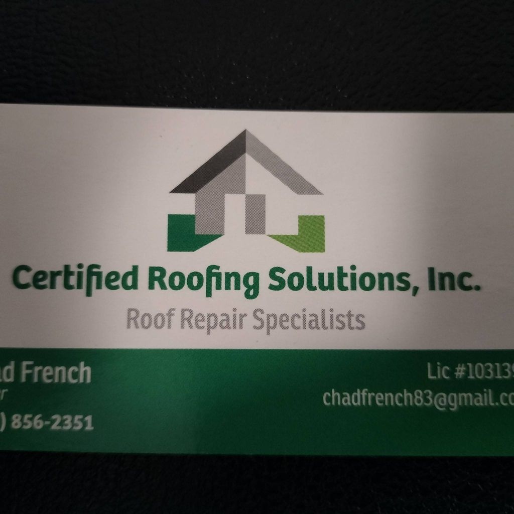 Certified Roofing Solutions, Inc.
