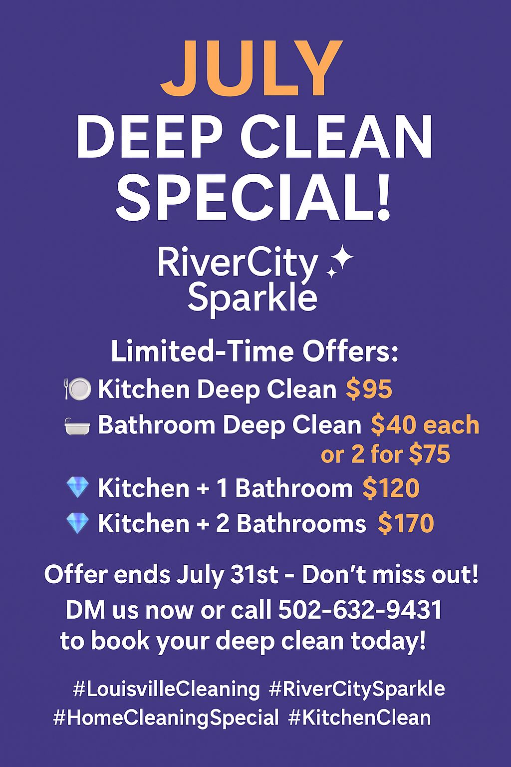 Partial Deep Cleaning
