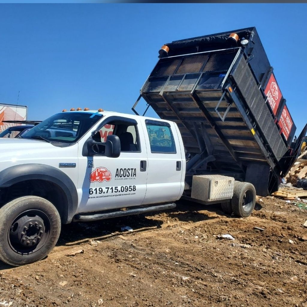 Acosta services junk hauling demo clean up