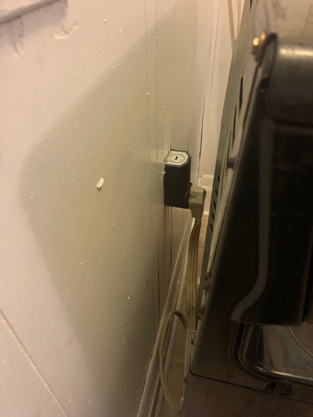 Stove outlet install