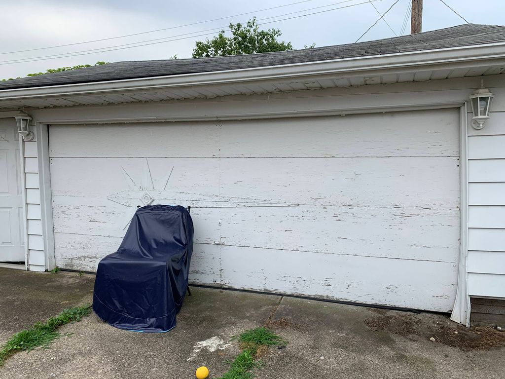 door off track after