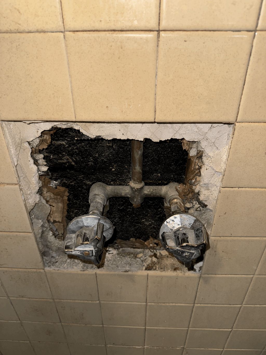 Shower valve replavement. 