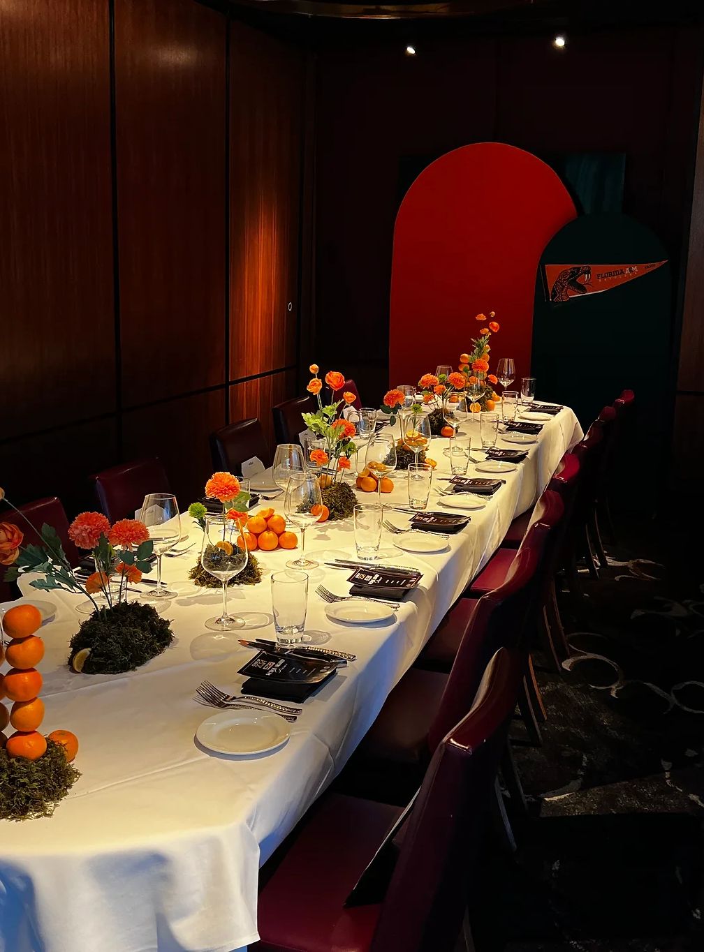 Intimate Scholarship Recipient Dinner