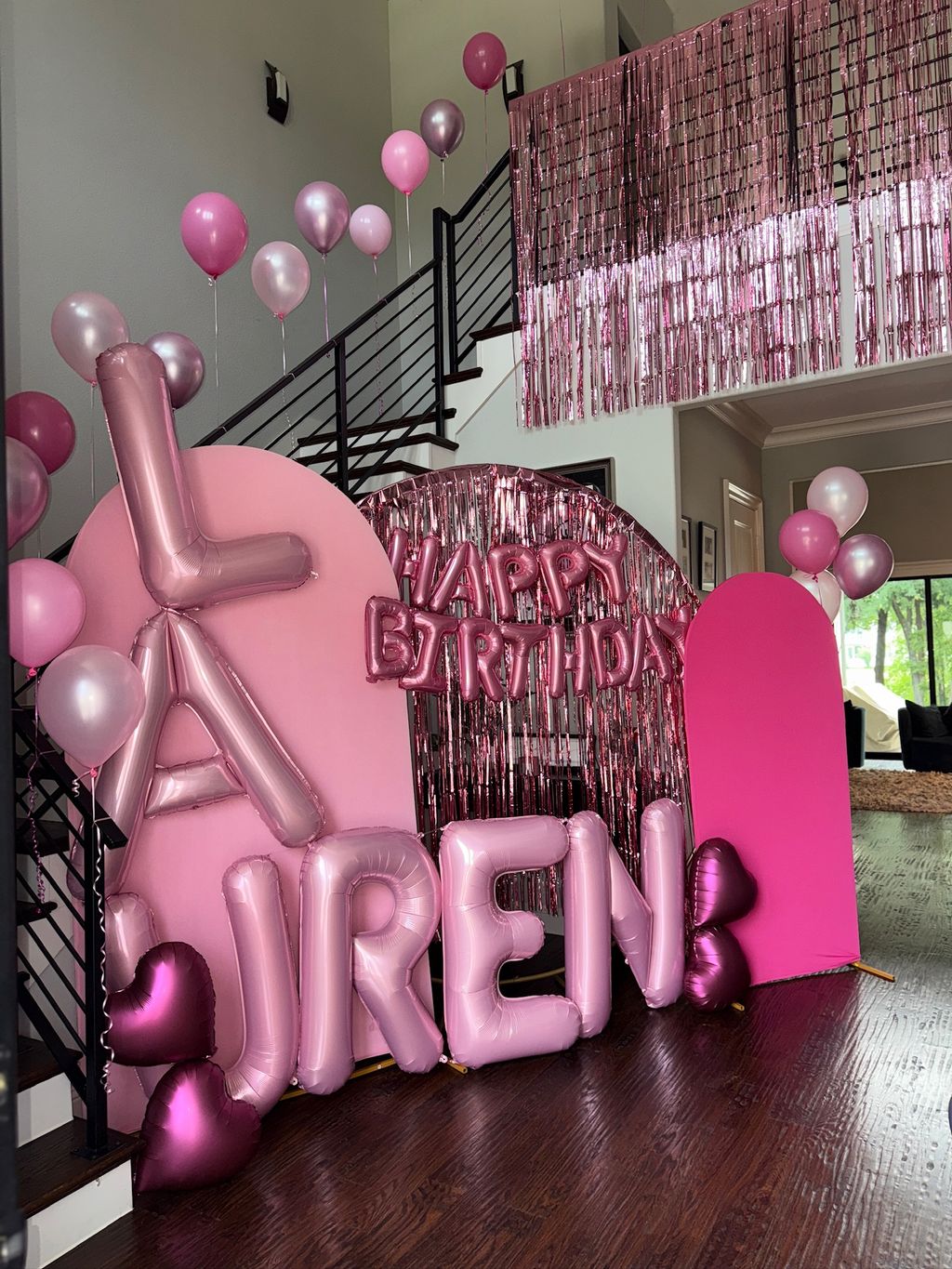 Sweet 16 home set up - Entry Way