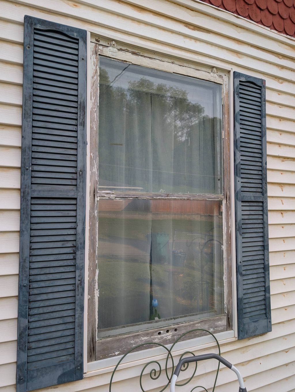 100 years old window repair ( step 1)