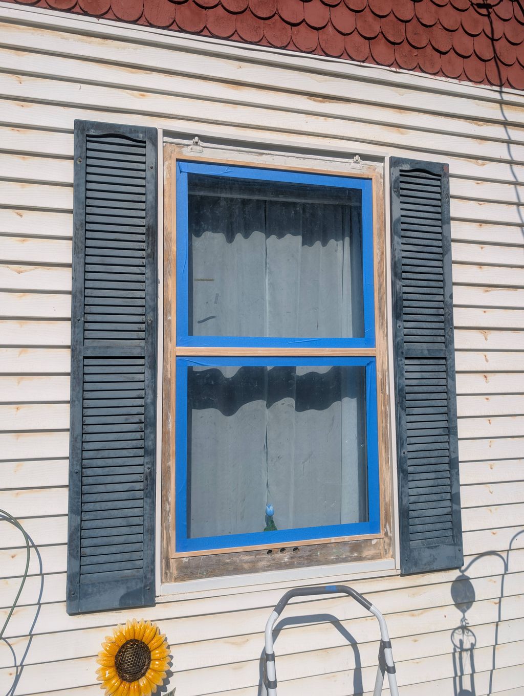 100 years old window repair ( step 2)