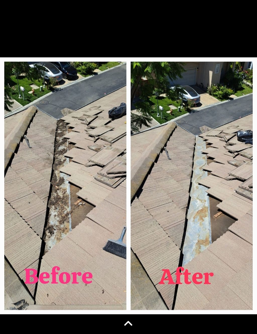 cleaning valley metal.