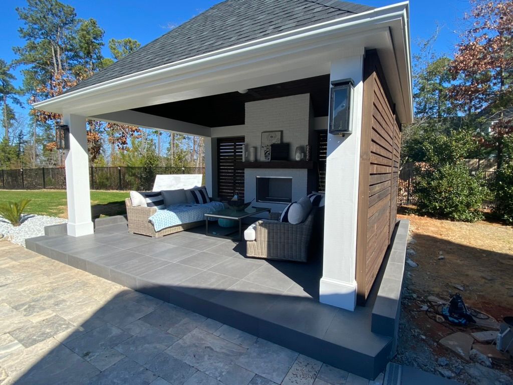 Complete Pavilion with Fireplace