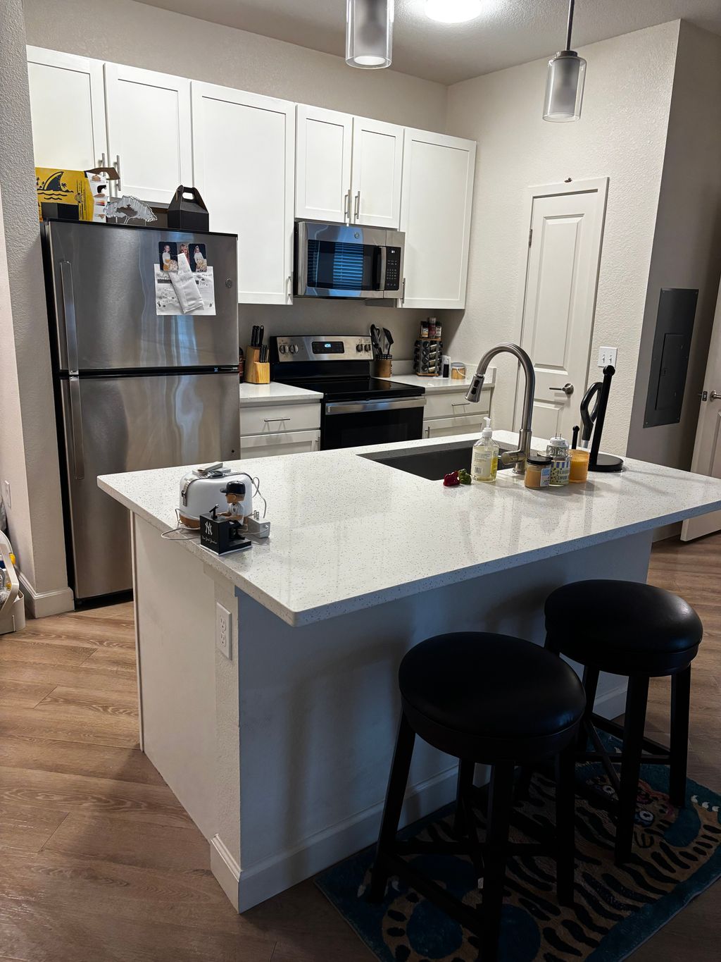 Kitchen at the Saint Johns job is now spotless