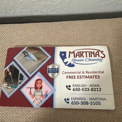Avatar for Martina’s house cleaning