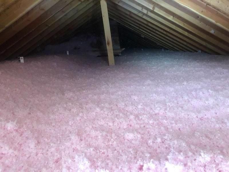 After Photo showing our Premium R-60  Attic Insula