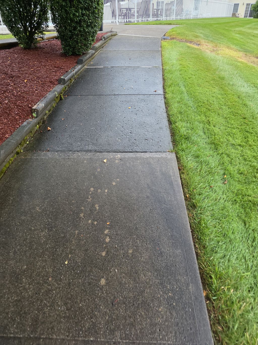 Sidewalk for an HOA leading to the pool prior to w