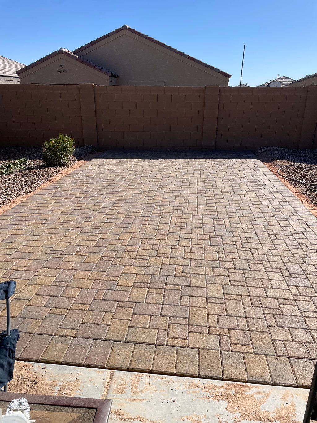 Pavers installation 