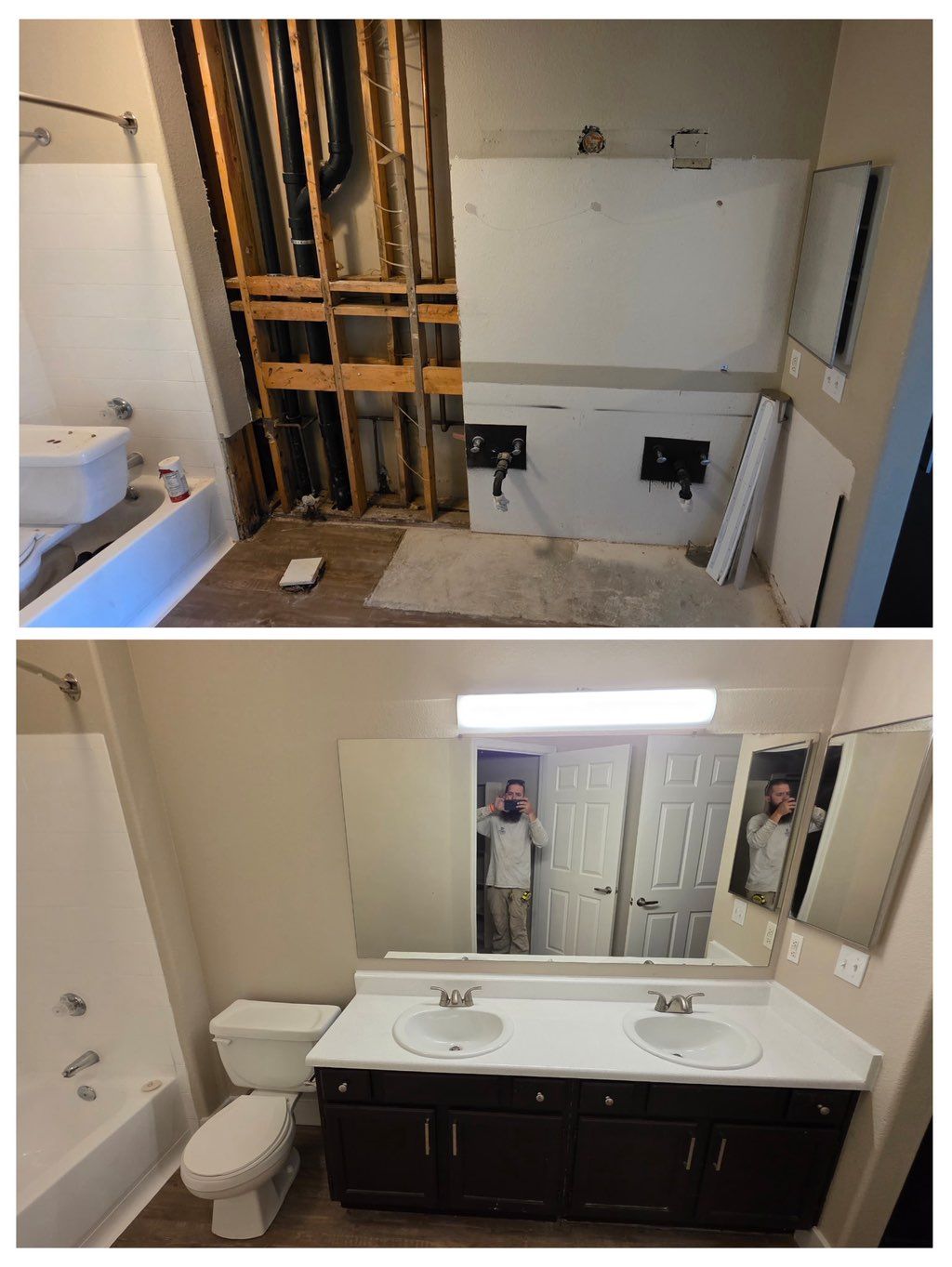 Dry wall repair + put back 