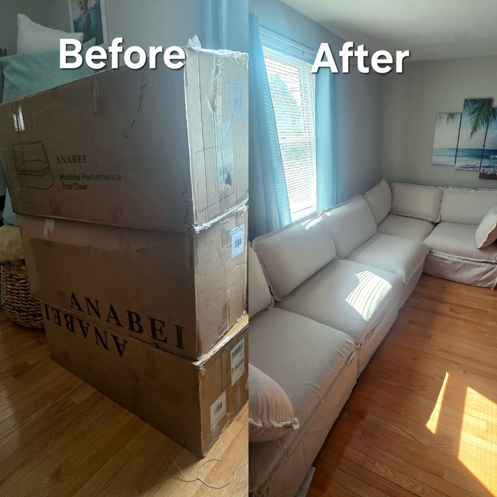 Furniture Assembly Couch 280$