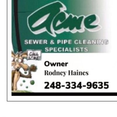 Avatar for Acme Sewer Cleaning