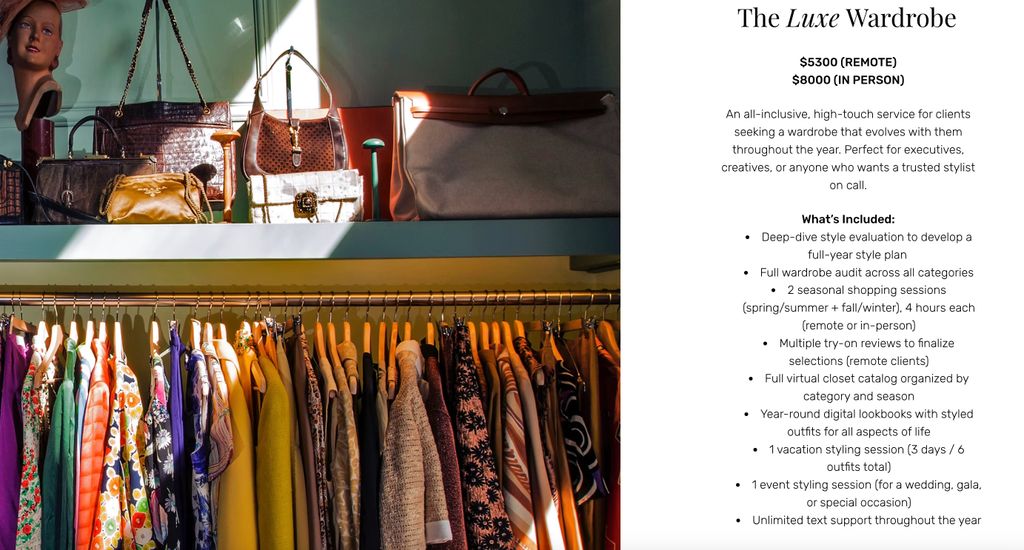 Luxe Wardrobe Package