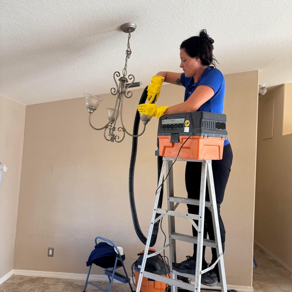 Fort Myers Beach Cleaning Lady