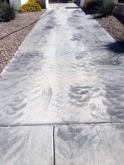 Nothing worse than grimy truck tire marks!