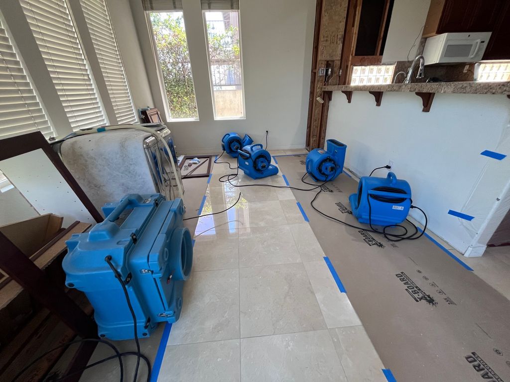 Kitchen drying at Riverside. 