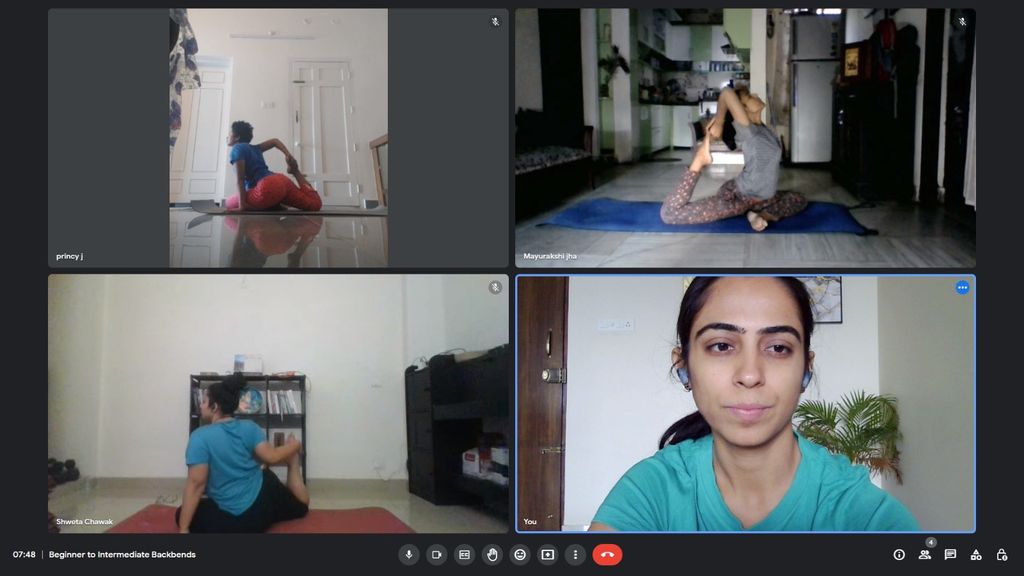 Online small group class