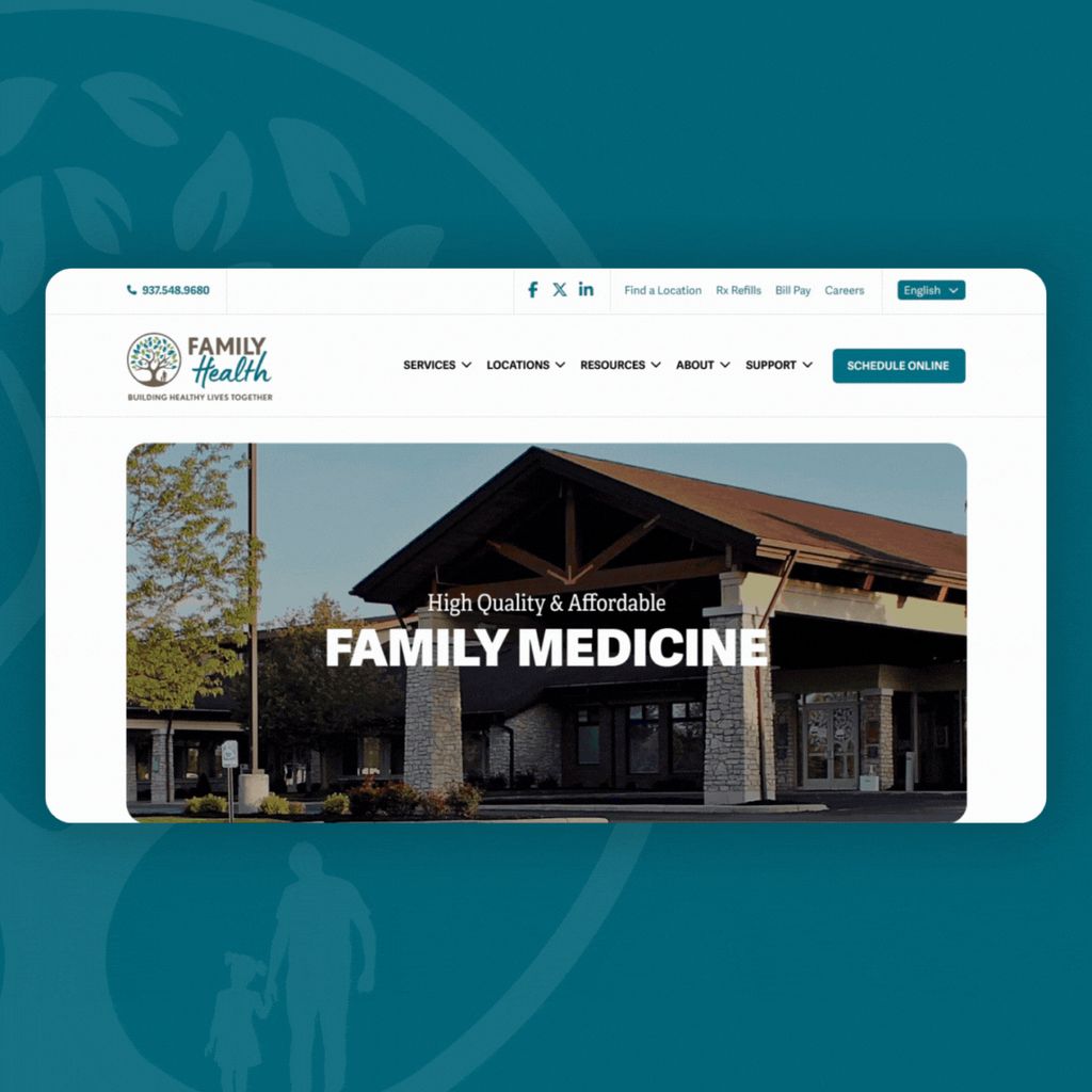 Family Health Services – Mockup